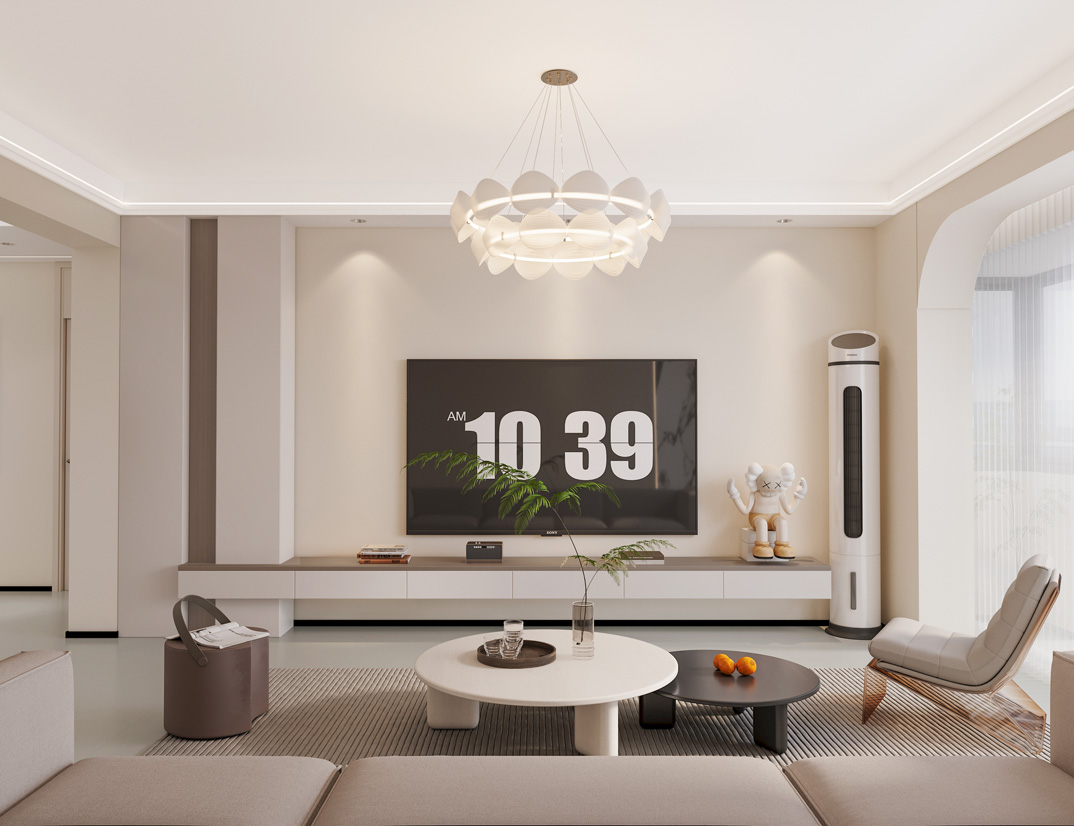 華達(dá)公寓150㎡四室兩廳客廳電視現(xiàn)代簡約風(fēng)格裝修案例效果圖-詳細(xì).jpg