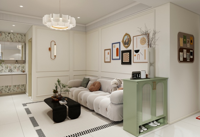 海情花園,法式風格